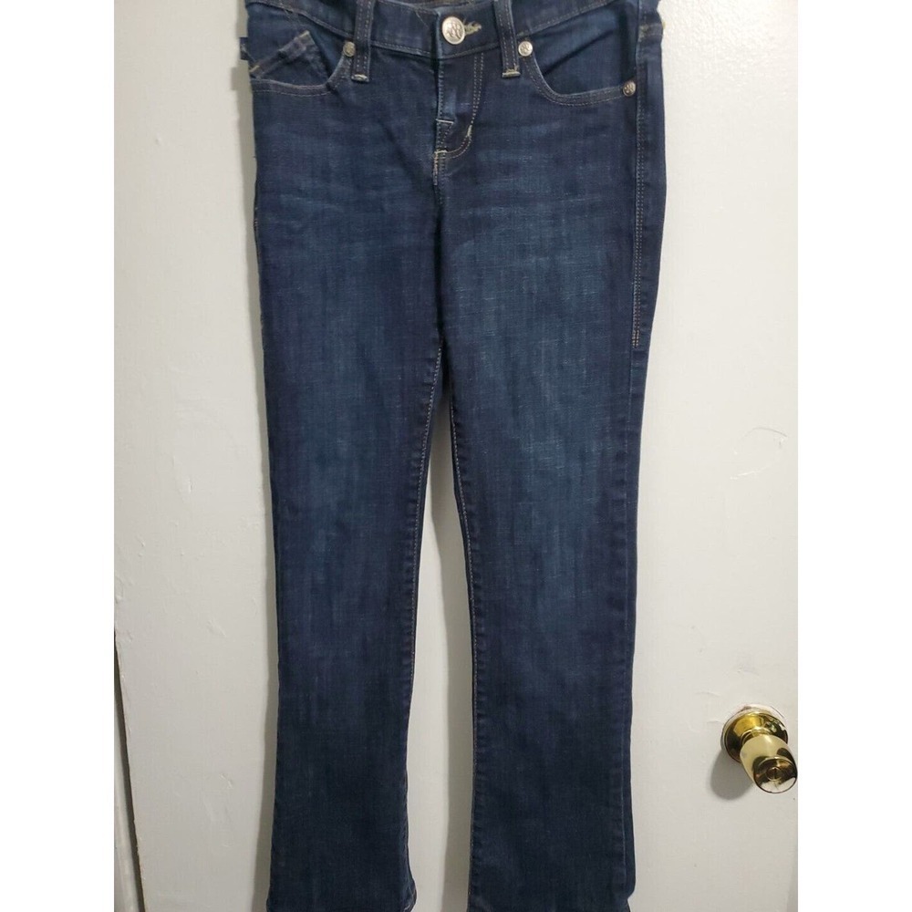 Rock & Republic Women's Jeans Size 4 Mid-Rise Skinny Blue Stretch Denim